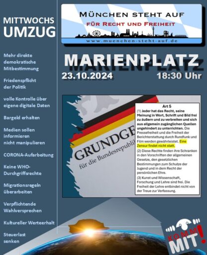 Mittwochsumzug 23.10.2024