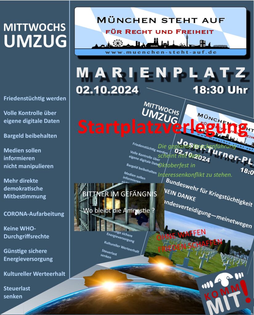 Mittwochsumzug 2.10.2024