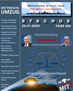 Mittwochsumzug 22.1.2025 18:00 Stachus