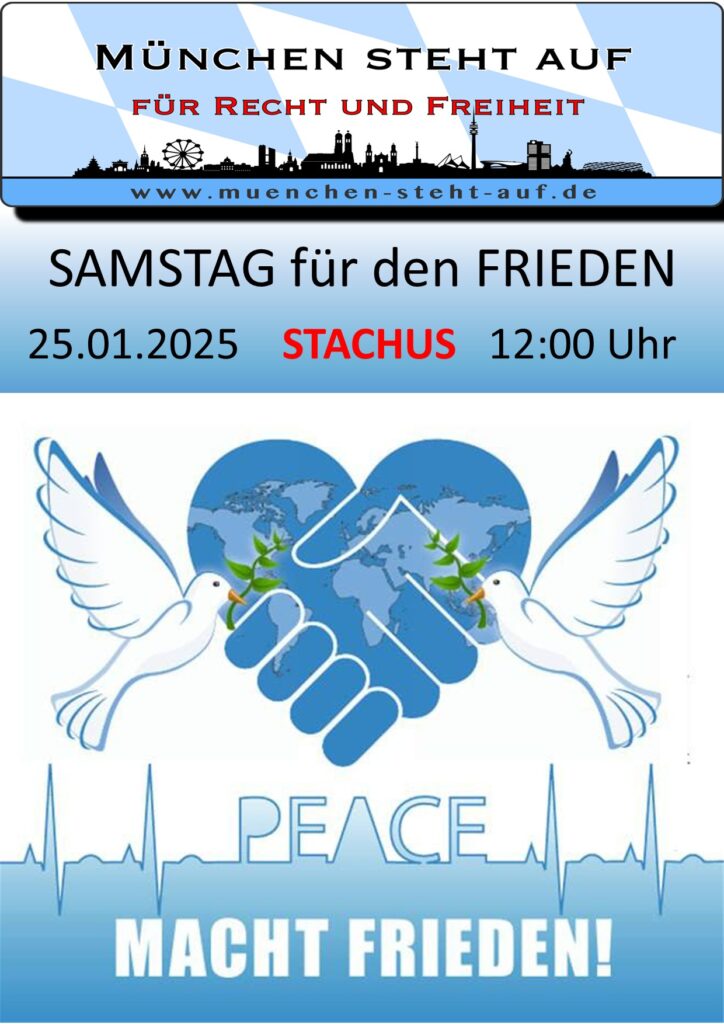 25.1.2025 Samstag für den Frieden
