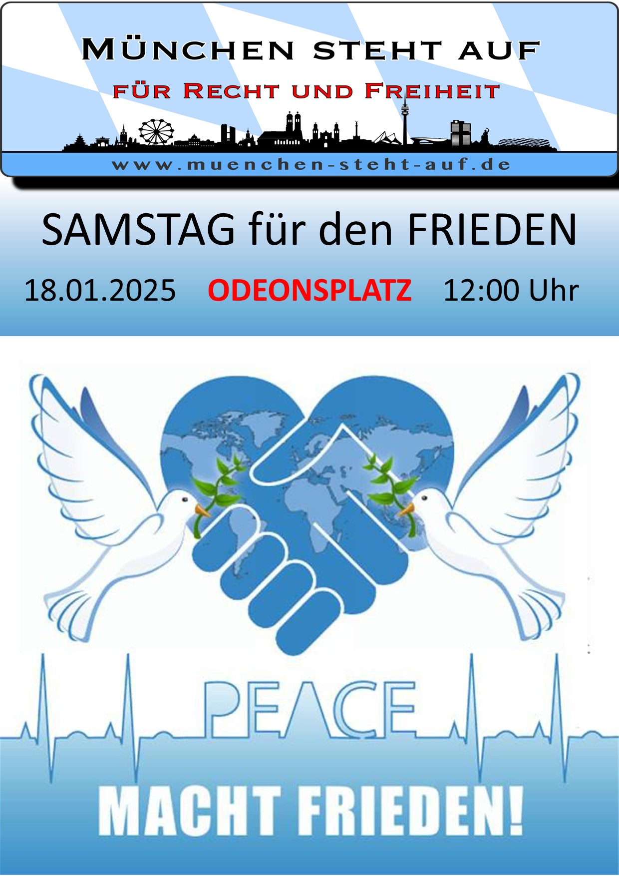 18.1.2025 Samstag für den Frieden