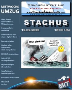 Mittwochsumzug 12.2.2025 18:00 Stachus