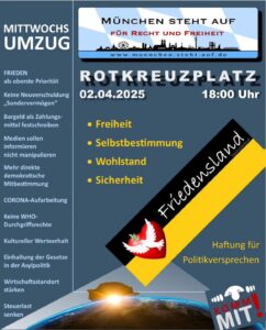 Mittwochsumzug 2.4.2025 18:00 Rotkreuzplatz