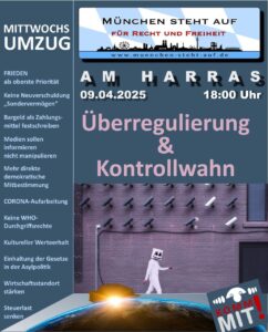 Mittwochsumzug 9.4.2025 18:00 Harras