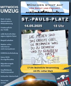 Mittwochsumzug 14.5.2025 18:00 St.-Pauls-Platz