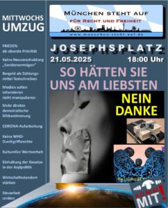 Mittwochsumzug 21.5.2025 18:00 Josephsplatz