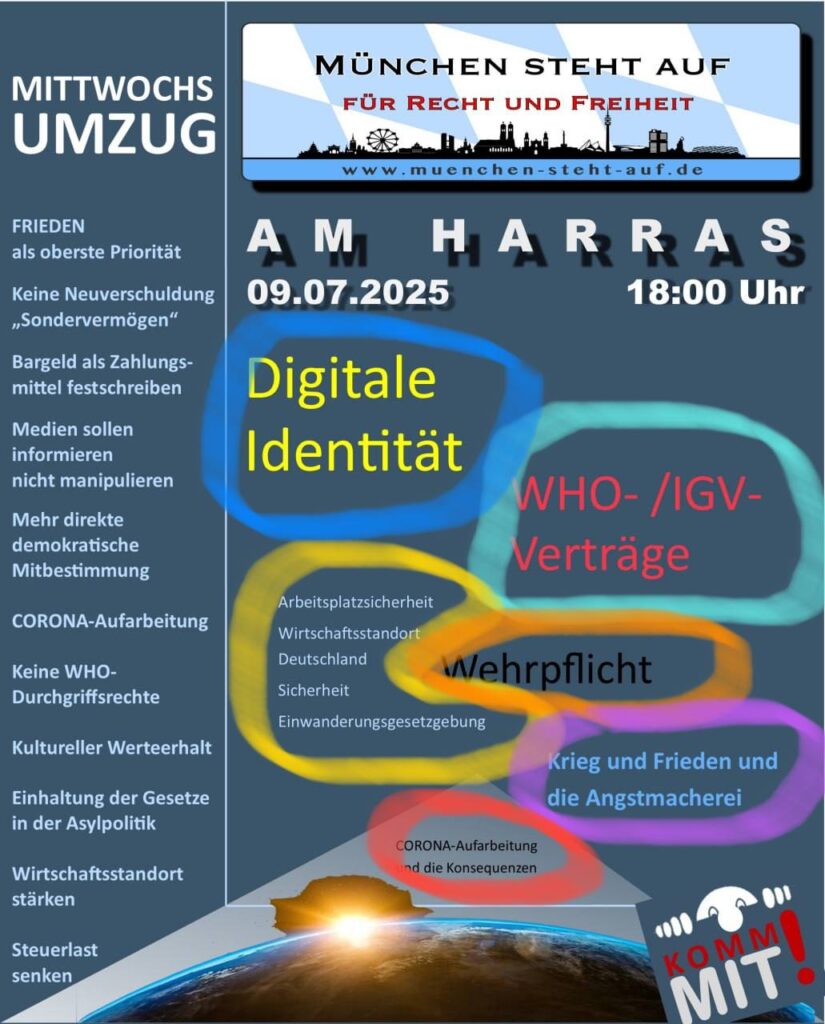 Mittwochsumzug 9.7.2025 18:00 Am Harras