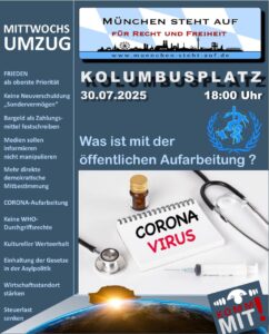 Mittwochsumzug 30.7.2025 18:00 Kolumbusplatz