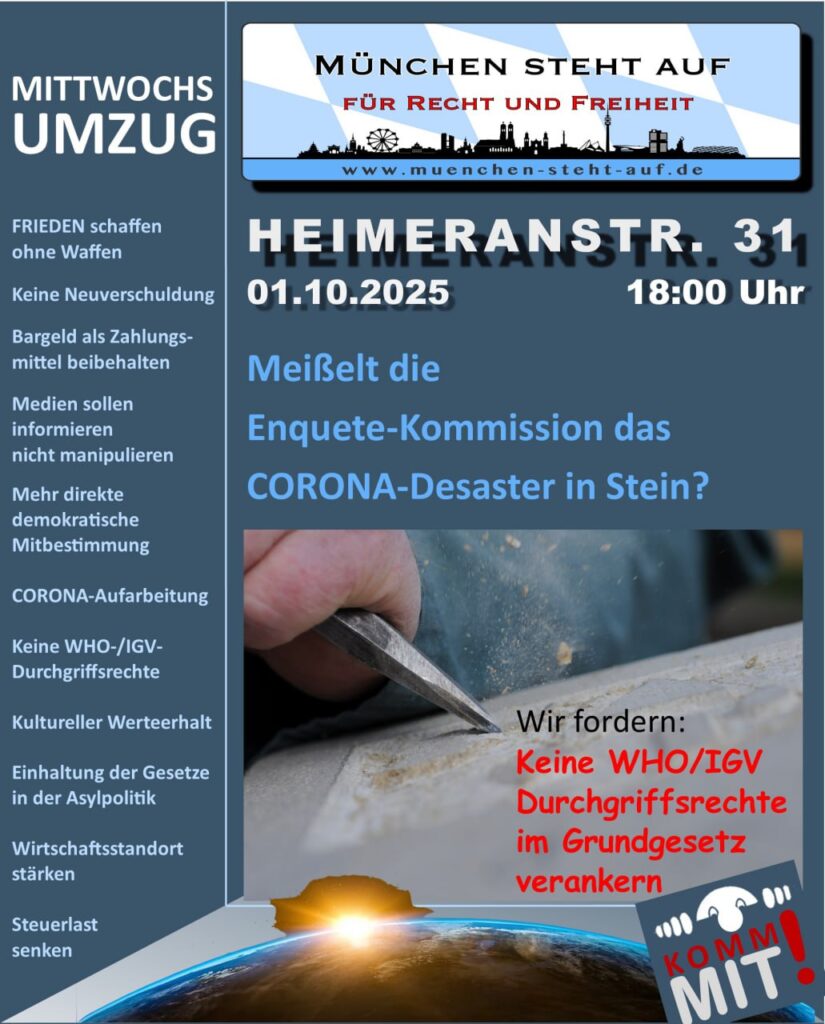 Mittwochsumzug 1.10.2025