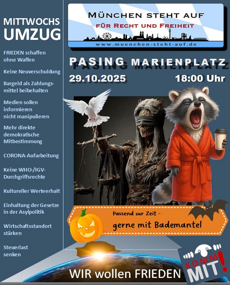 Mittwochsumzug 29.10.2025