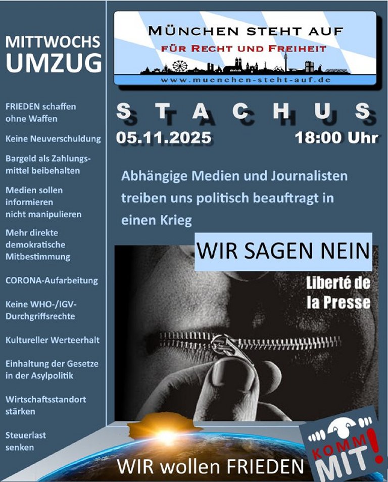 Mittwochsumzug 5.11.2025