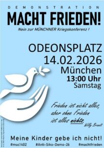Macht Frieden! Anti-SiKoDemo 2026