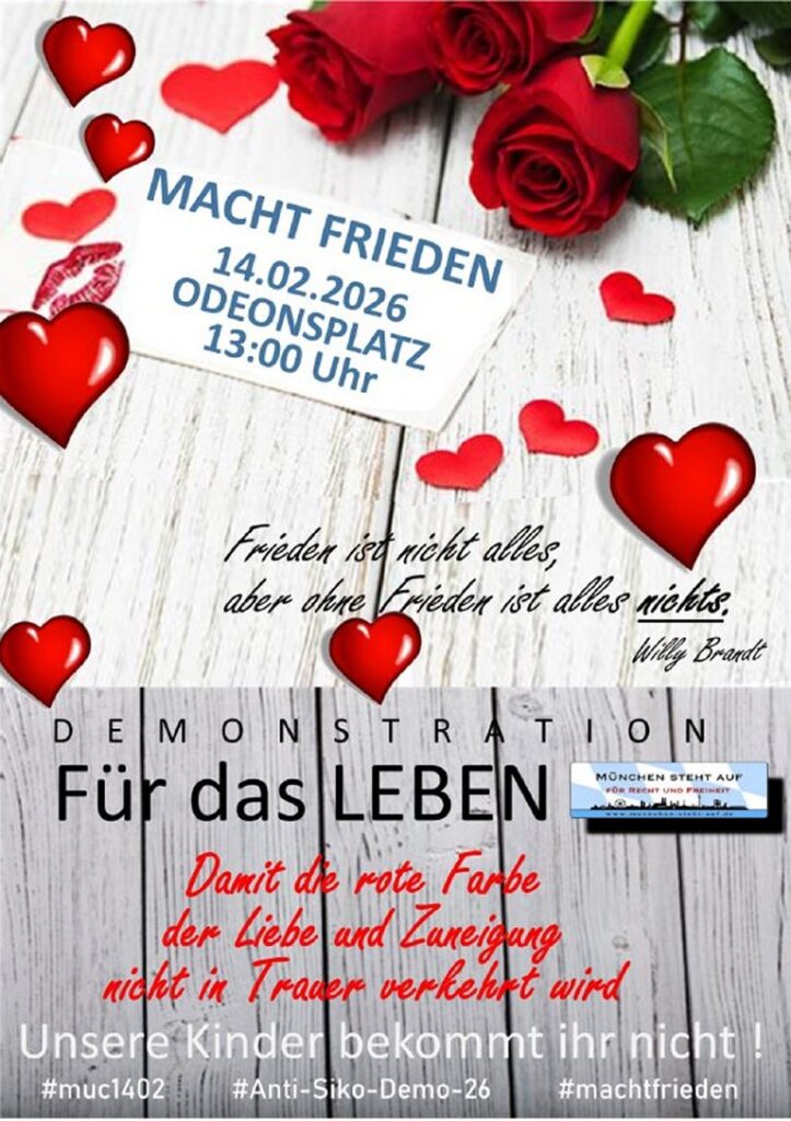 Macht Frieden! Anti-SiKoDemo 2026