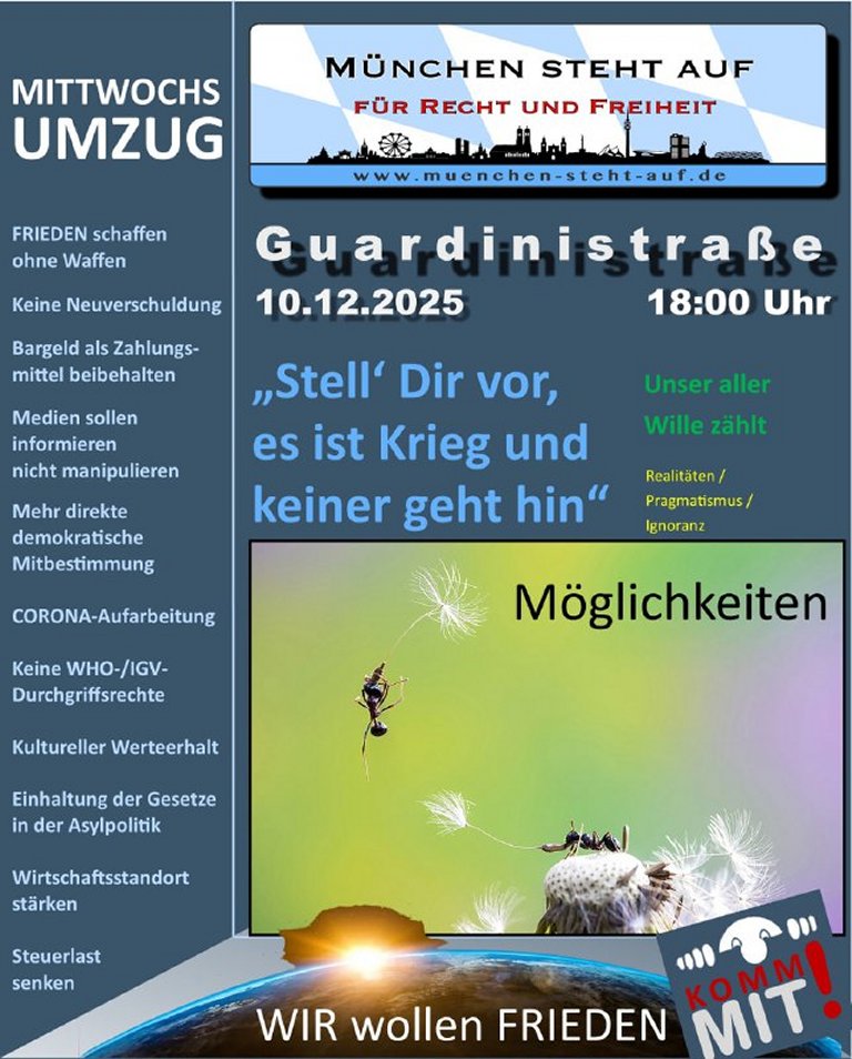 Mittwochsumzug 10.12.2025