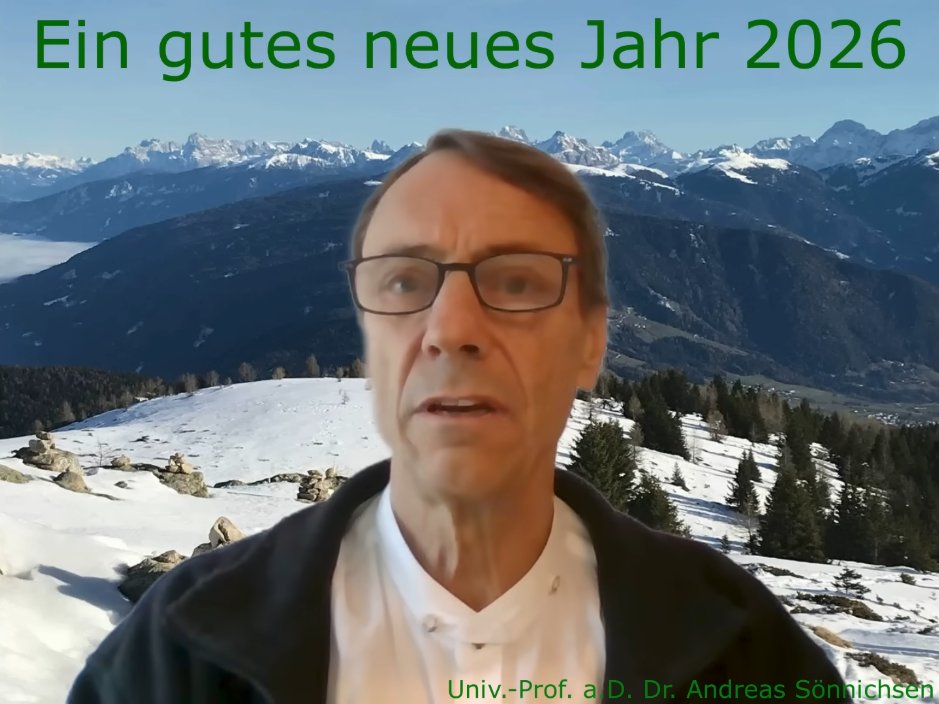 Prof. Dr. Sönnichsen Neujahrsgruß