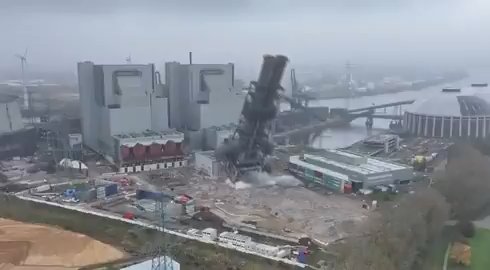Abriß Kohlekraftwerk
