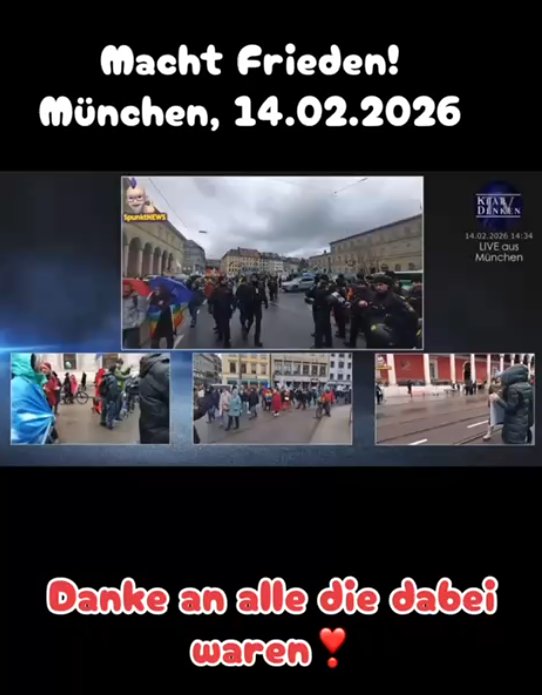 Macht Frieden! Danke an alle, die dabei waren