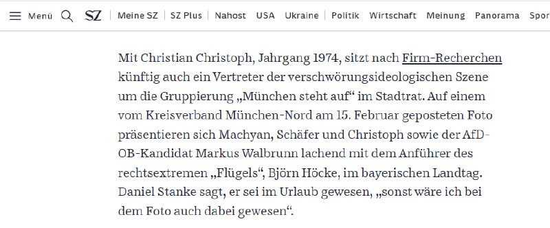 SZ Artikel