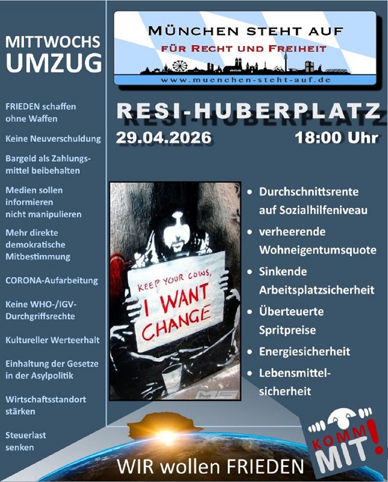 Mittwochsumzug 29.4.2026