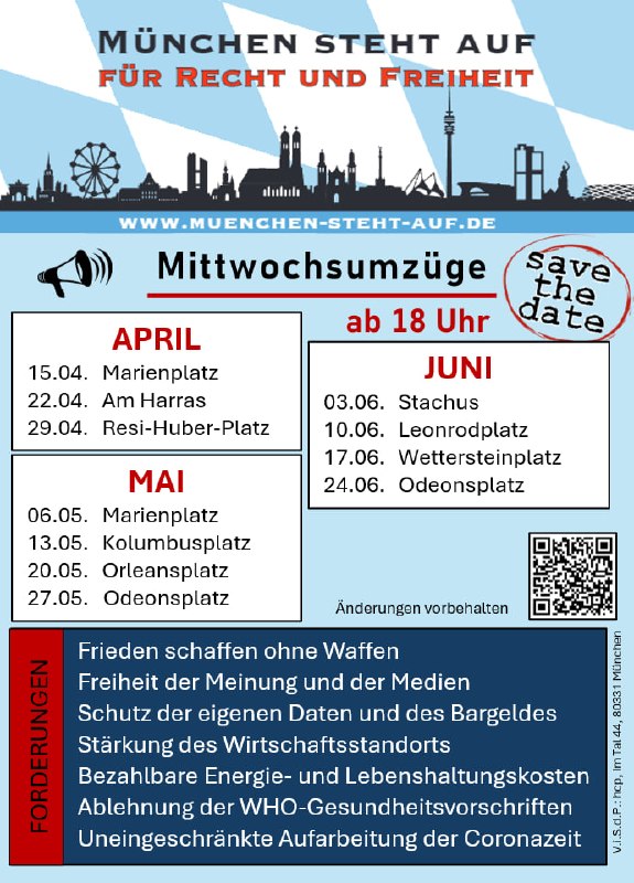 MSA Termine April 2026