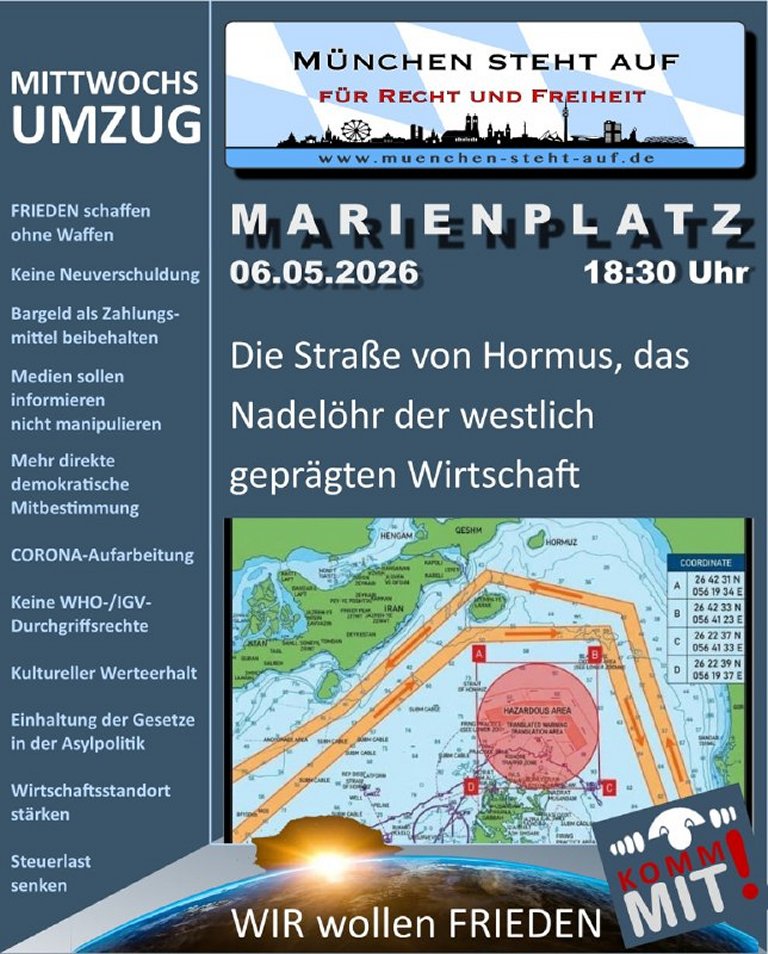 Mittwochsumzug 6.5.2026