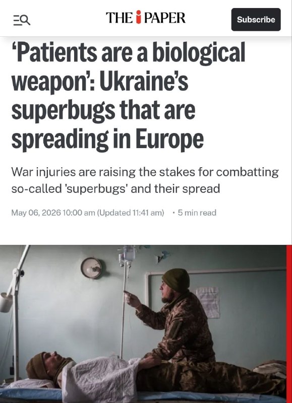 Der Ukraine-Konflikt produziert Superbakterien und schürt die Antibiotikaresistenz in ganz Europa