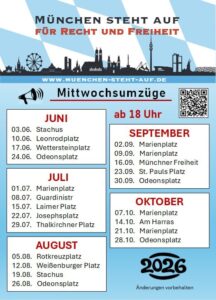 MSA Termine Juli bis Oktober 2026