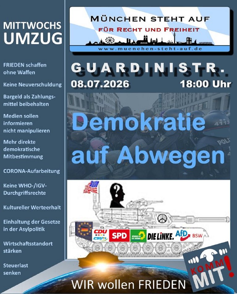 Mittwochsumzug 8.7.2026