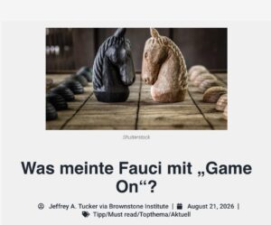 Was meinte Fauci mit „Game On“?