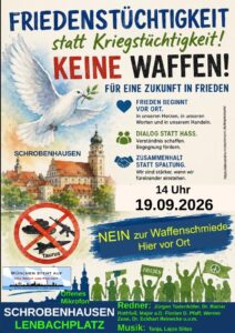 19.09.2026 Friedensdemo in Schrobenhausen
