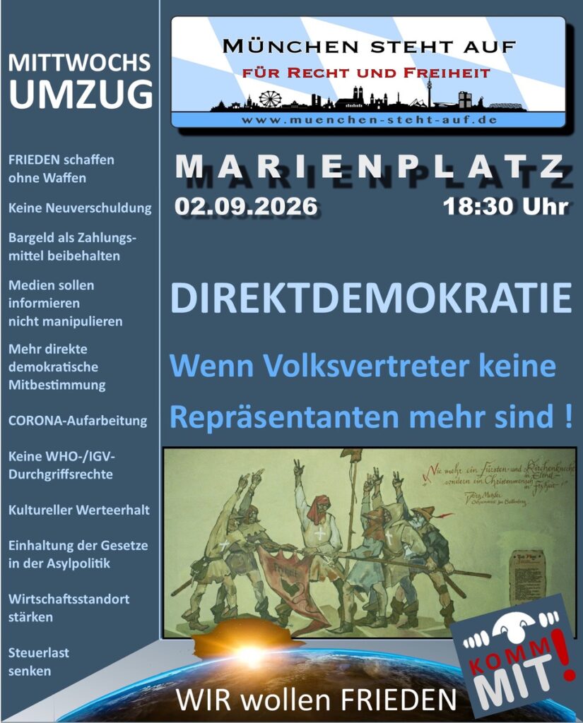 Mittwochsumzug 2.9.2026