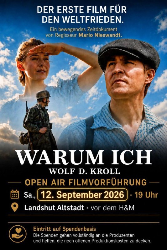 Warum ich? Film am 12.9.2026 in Landshut