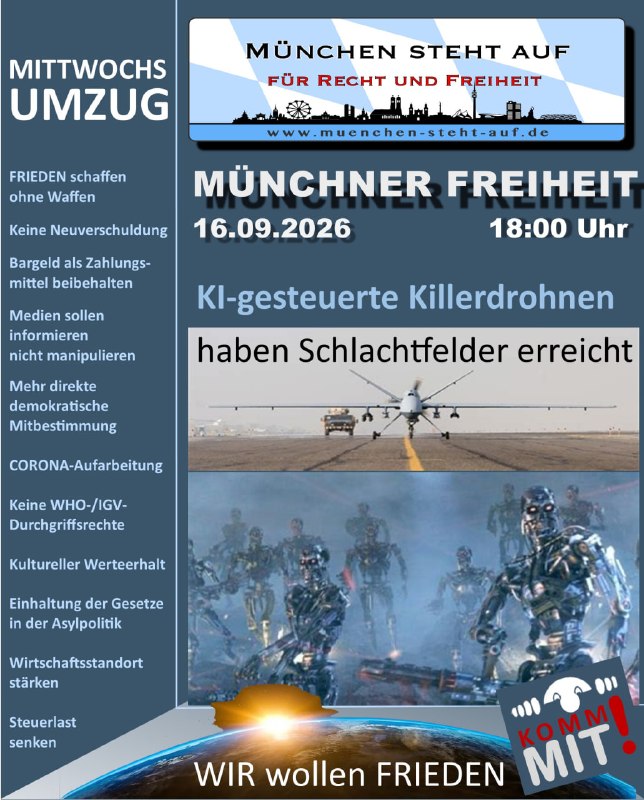 Mittwochsumzug 16.9.2026