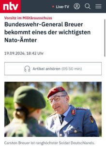 Bundeswehr-General Breuer bekommt eines der wichtigsten Nato-Ämter