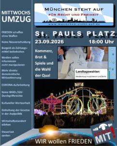 Mittwochsumzug 23.9.2026