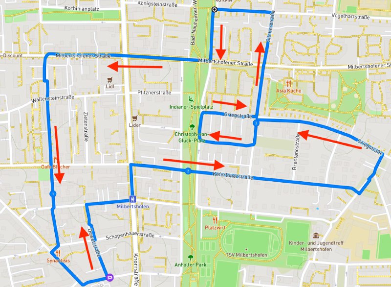 MSA Route Oberhofer Platz