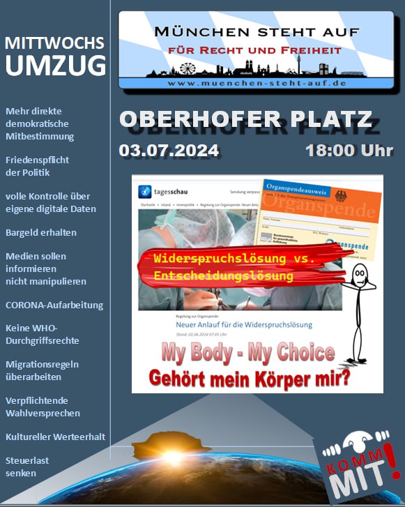 Mittwochsumzug 3.7.2024