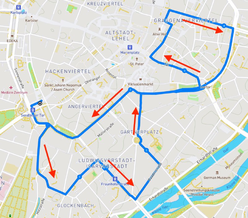 MSA Route Sendlinger Tor