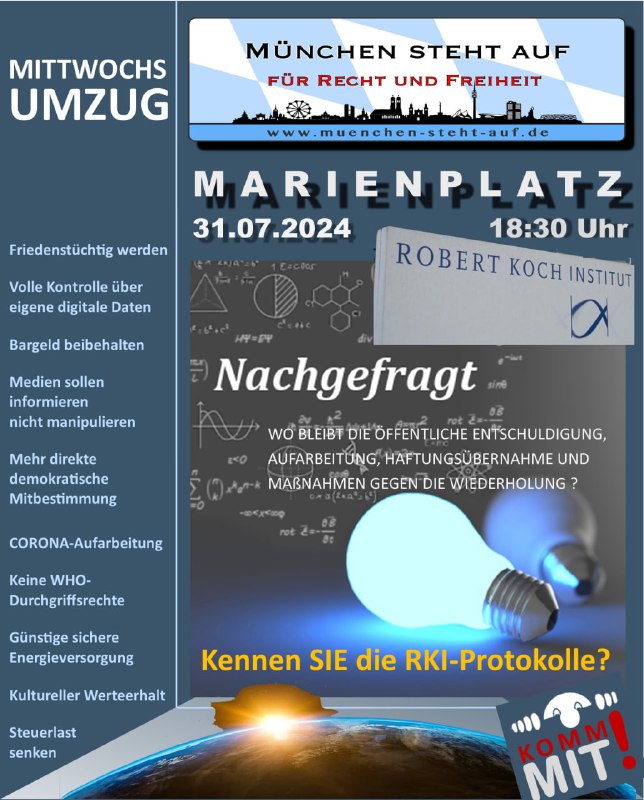 Mittwochsumzug 31.7.2024