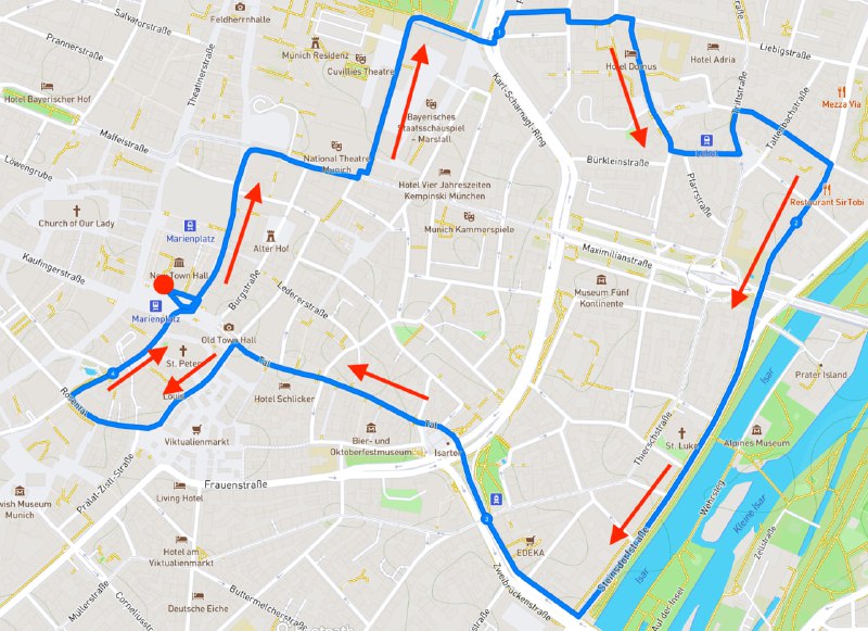 MSA Route Marienplatz