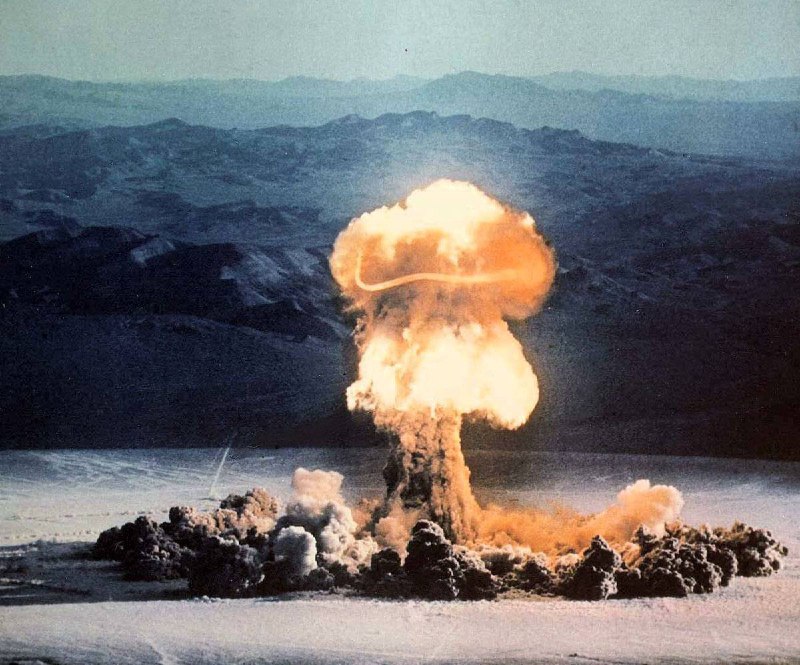 nukleare Explosion