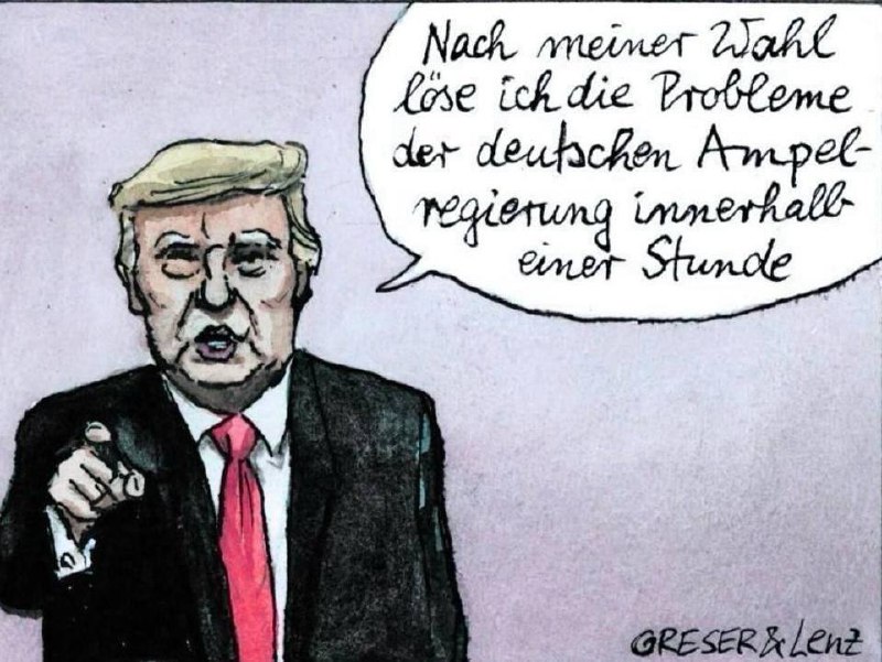 Trump ... 1 Stunde