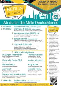 Berlin 23.11.2024 Hand in Hand Demo