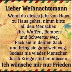 Lieber Weihnachtsmann