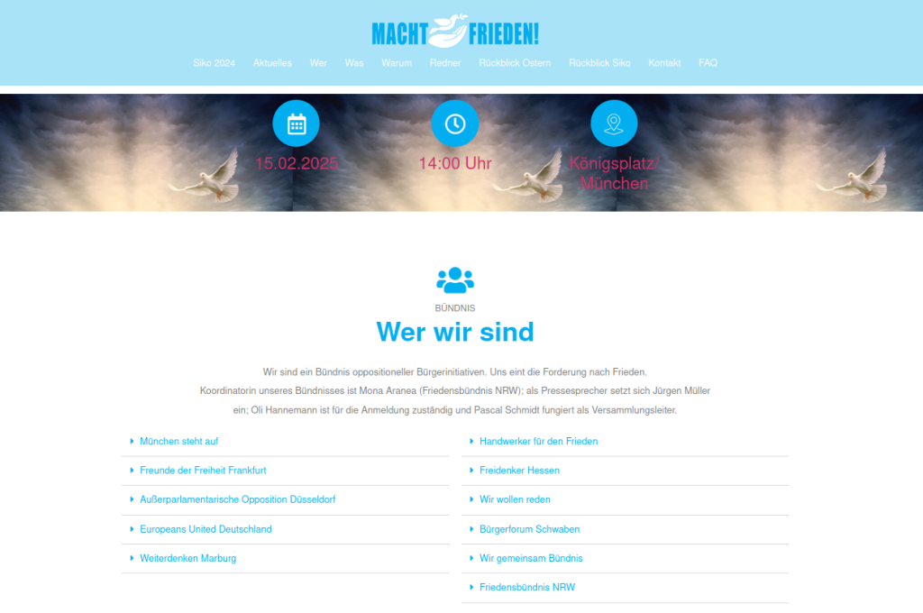 Macht Frieden Screenshot