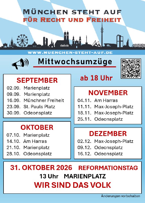 MSA Termine September - Dezember 2026