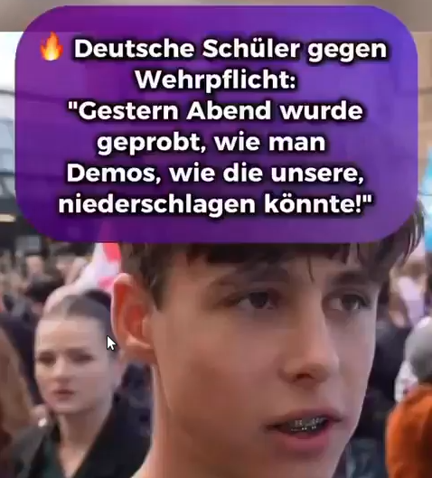 Schüler gegen Wehrpflicht