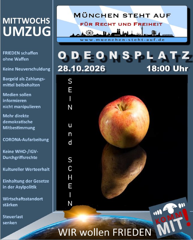 Mittwochsumzug 28.10.2026