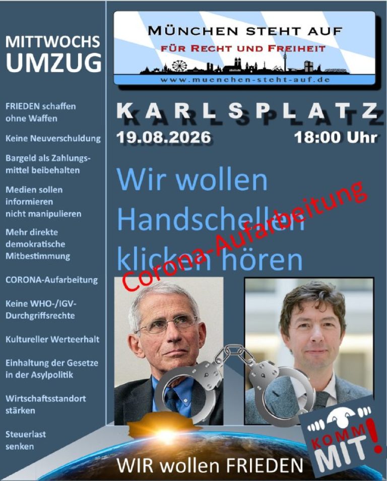 Mittwochsumzug 19.8.2026
