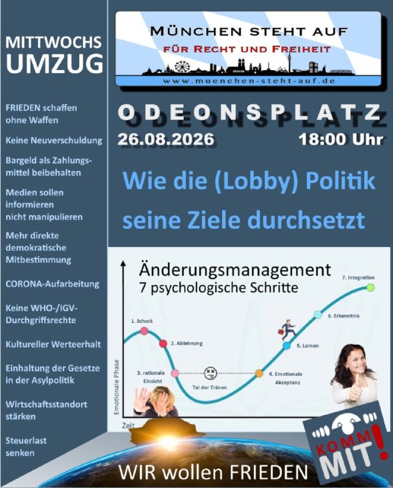 Mittwochsumzug 26.8.2026